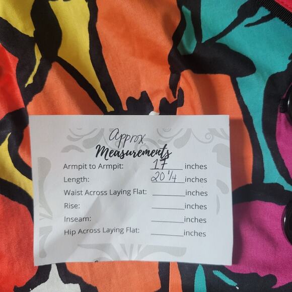 Cotton Floral Jacket Blazer Size 4 Bright Colors Pink Orange Turquoise Office - Picture 9 of 10